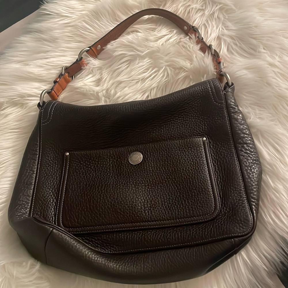 Vintage Coach genuine pebble leather